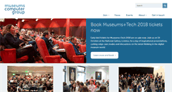 Desktop Screenshot of museumscomputergroup.org.uk