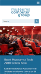 Mobile Screenshot of museumscomputergroup.org.uk
